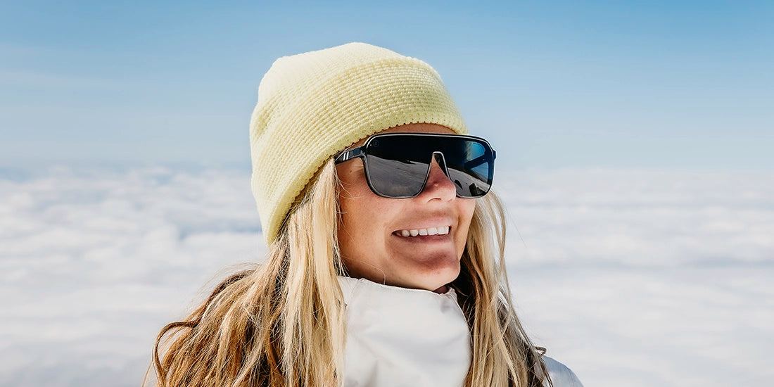 Alternative view of Yellow Beanie