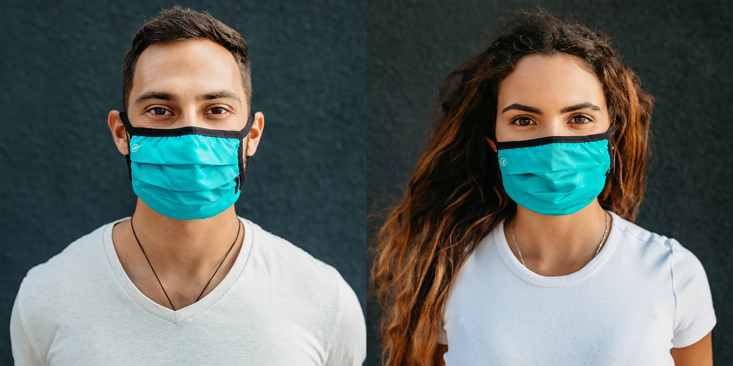 Alternative view of Teal Mask