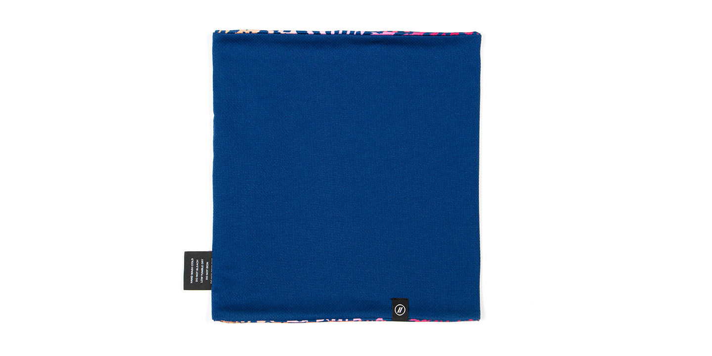 Alternative view of Cheetah/Navy Neck Gaiter